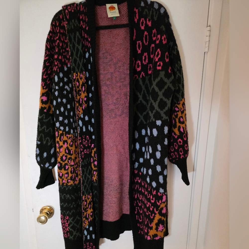S/M Farm Rio Leopard Cardigan - Picture 6 of 7